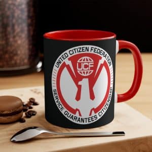 Service Guarantees Citizenship 11oz Black Mug